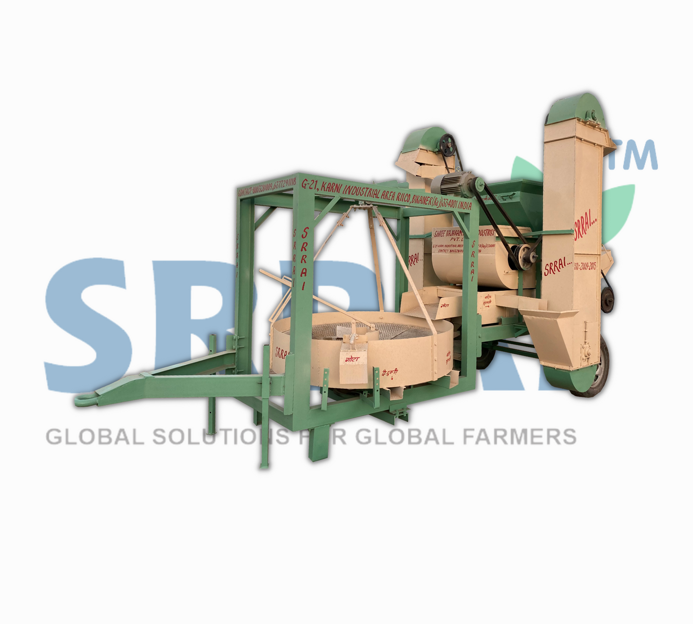 1100 Kg Automatic Tractor Peanut Shelling Mahine